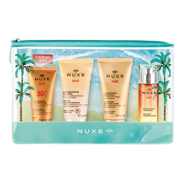 Trousse découverte Nuxe Sun - Coffret Soin et Cheveux, NUXE