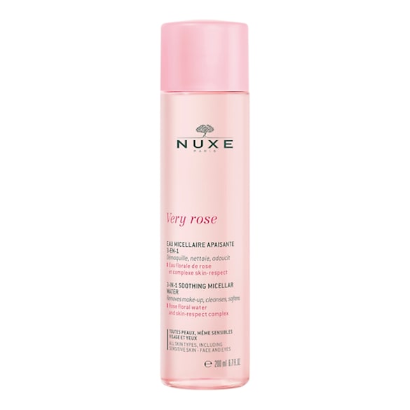 Very Rose - Agua Micelar Calmante 3 en 1, Nuxe