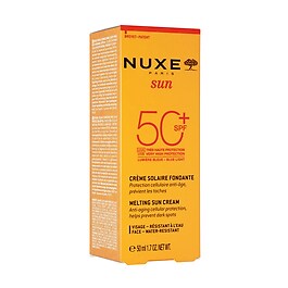 Nuxe Sun Alta Protección SPF50 - Crema Fundente para el rostro