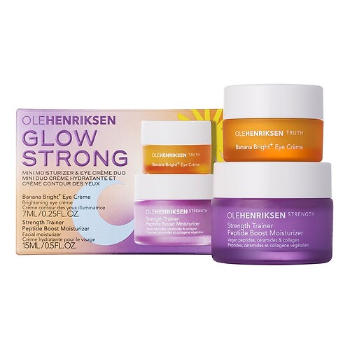 Olehenriksen - Glow Strong Set - Zweierset Mit Feuchtigkeitscreme Und Augencreme - -sets Glow Strong Mini Set
