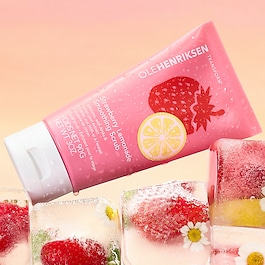 Strawberry Smoothing Scrub - Reteksturerende eksfolierende ansigtsscrub med AHA