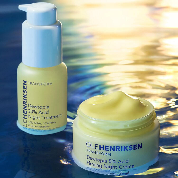 Dewtopia 20% Acid Night Treatment - Siero notte antietà & macchie con AHA + PHA