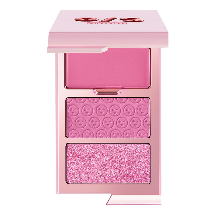 Cheek Clapper 3D - Trio de blush texturé
