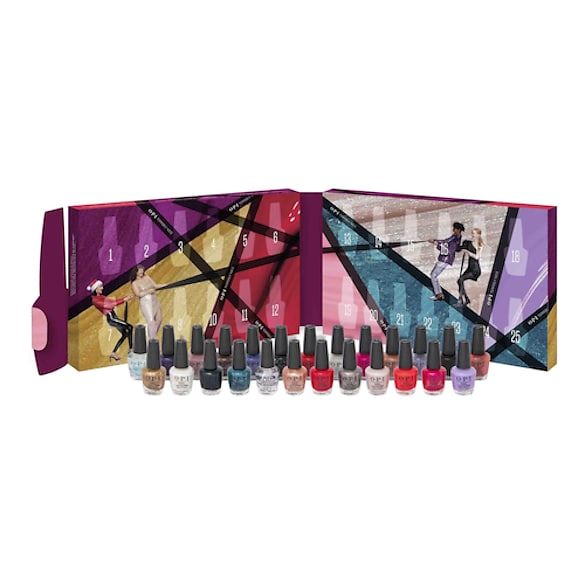 Calendrier de l'Avent - 25 minis vernis à ongles - Tenue jusqu'à 7 jours, OPI