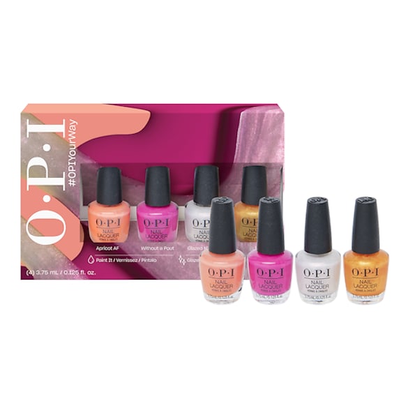 Collection OPI YOUR WAY - Coffret de mini vernis - Tenue jusqu'&agrave; 7 jours, OPI