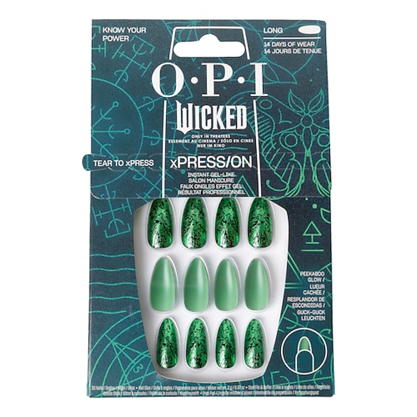 Wicked - Holiday 2024 Faux ongles tenue jusqu'à 14 jours, OPI