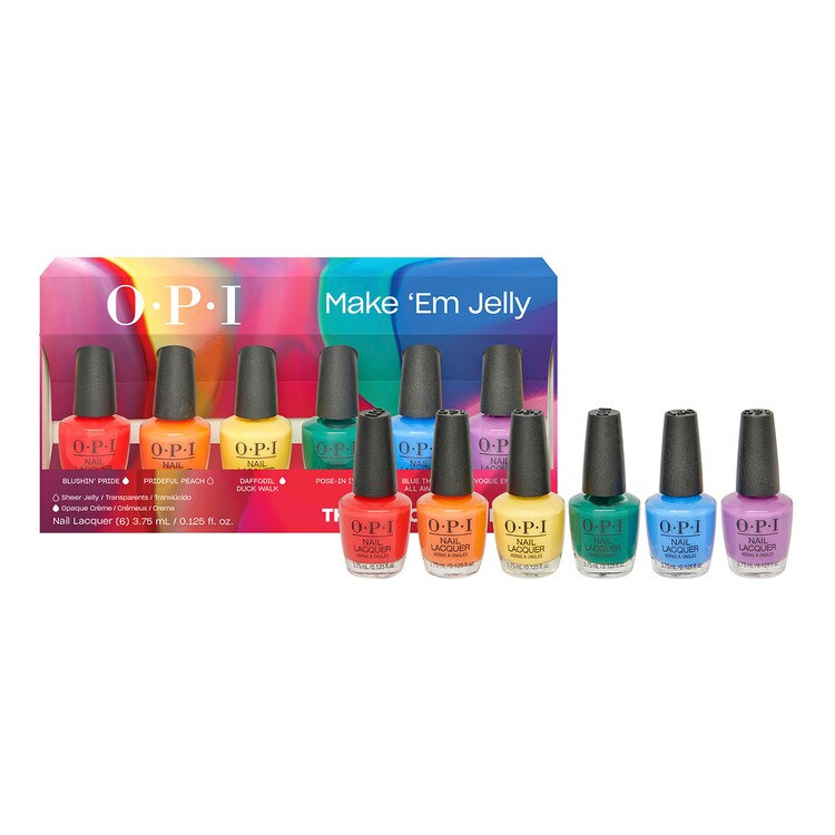 Make 'Em Jelly – Coffret de 6 minis vernis à ongles tenue jusqu'à 7 jours