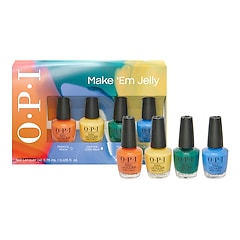 Make 'Em Jelly – Coffret de 4 minis vernis à ongles tenue jusqu'à 7 jours, OPI