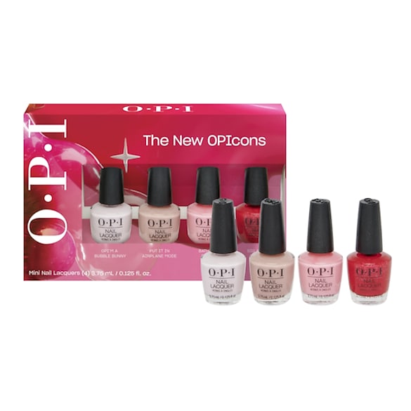 The New OPIcons - Coffret de 4 minis vernis tenue jusqu'&agrave; 7 jours, OPI