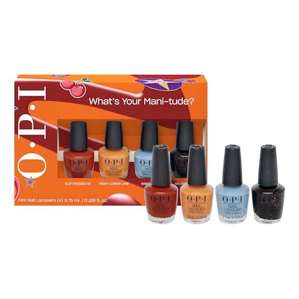What's Your Mani-tude – Coffret de 4 minis vernis à ongles tenue jusqu'à 7 jours, OPI