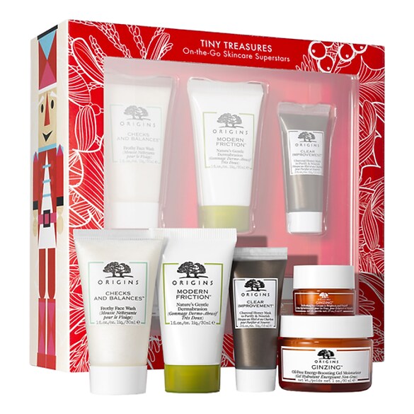 Tiny Treasures On-The-Go Skincare Superstars - Coffret Tratamento Rosto, Origins