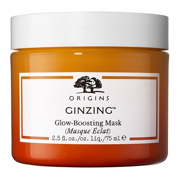 GinZing™ Glow-Boosting Mask - Nawilżająca i energetyzująca maska dodająca blasku, ORIGINS