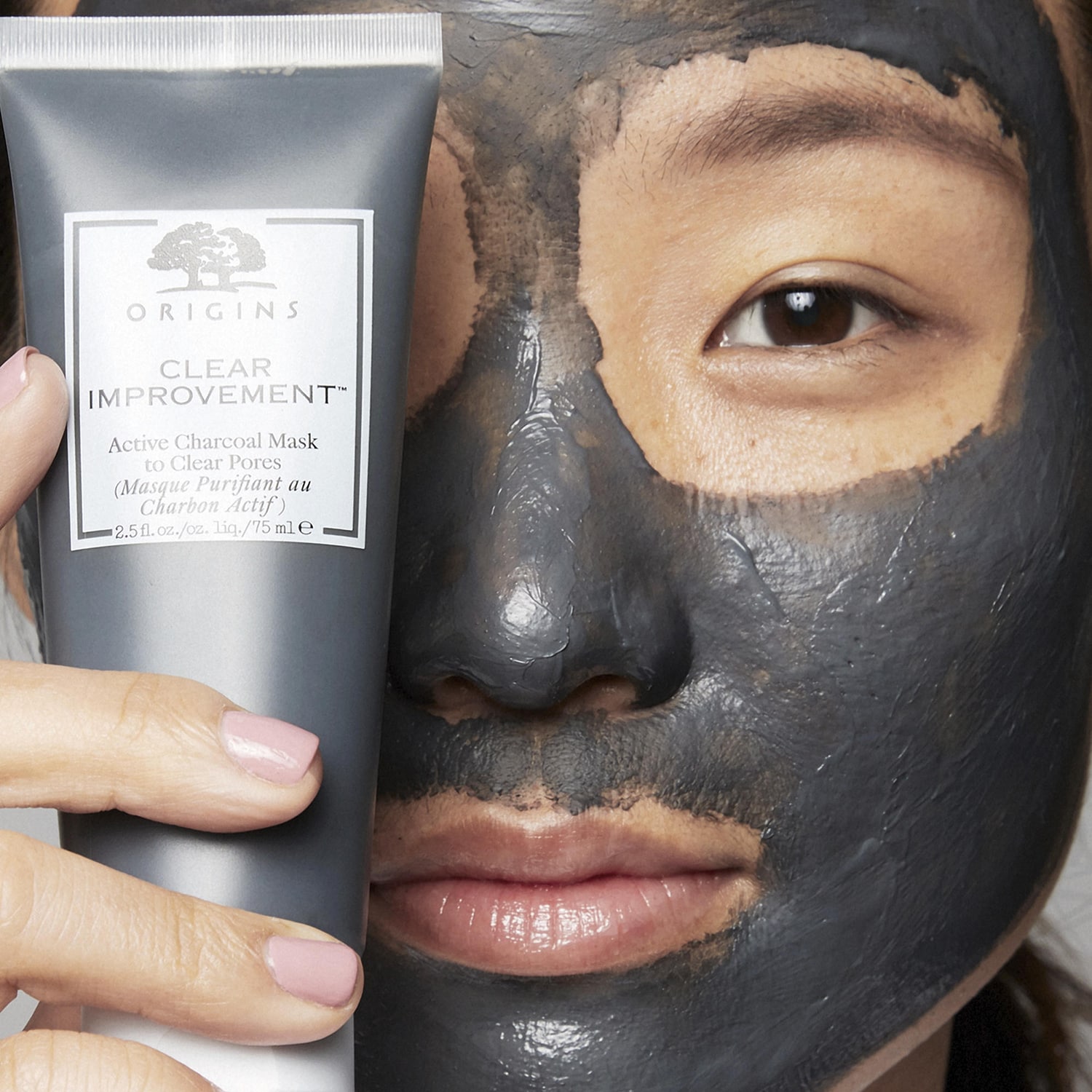 Clear Improvement - Gözenek Karşıtı Aktif Kömür Maske | ORIGINS