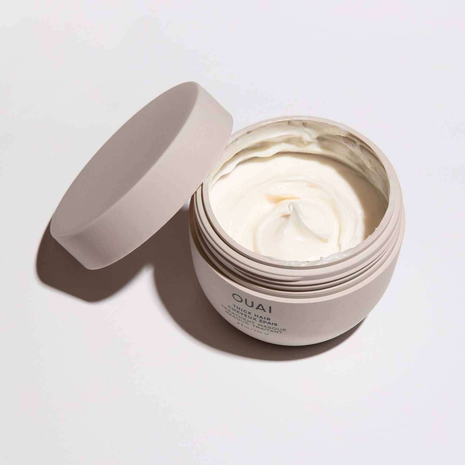 THE OLIVE OILUVプロテクター ホワイトベージュ Thick Hair Treatment Mask - Masca tratament pentru par | Ouai
