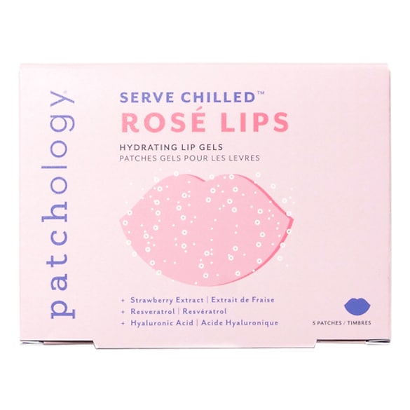 Serve Chilled Rosé Lips Hydrating Lip Gels 5-Pack, PATCHOLOGY