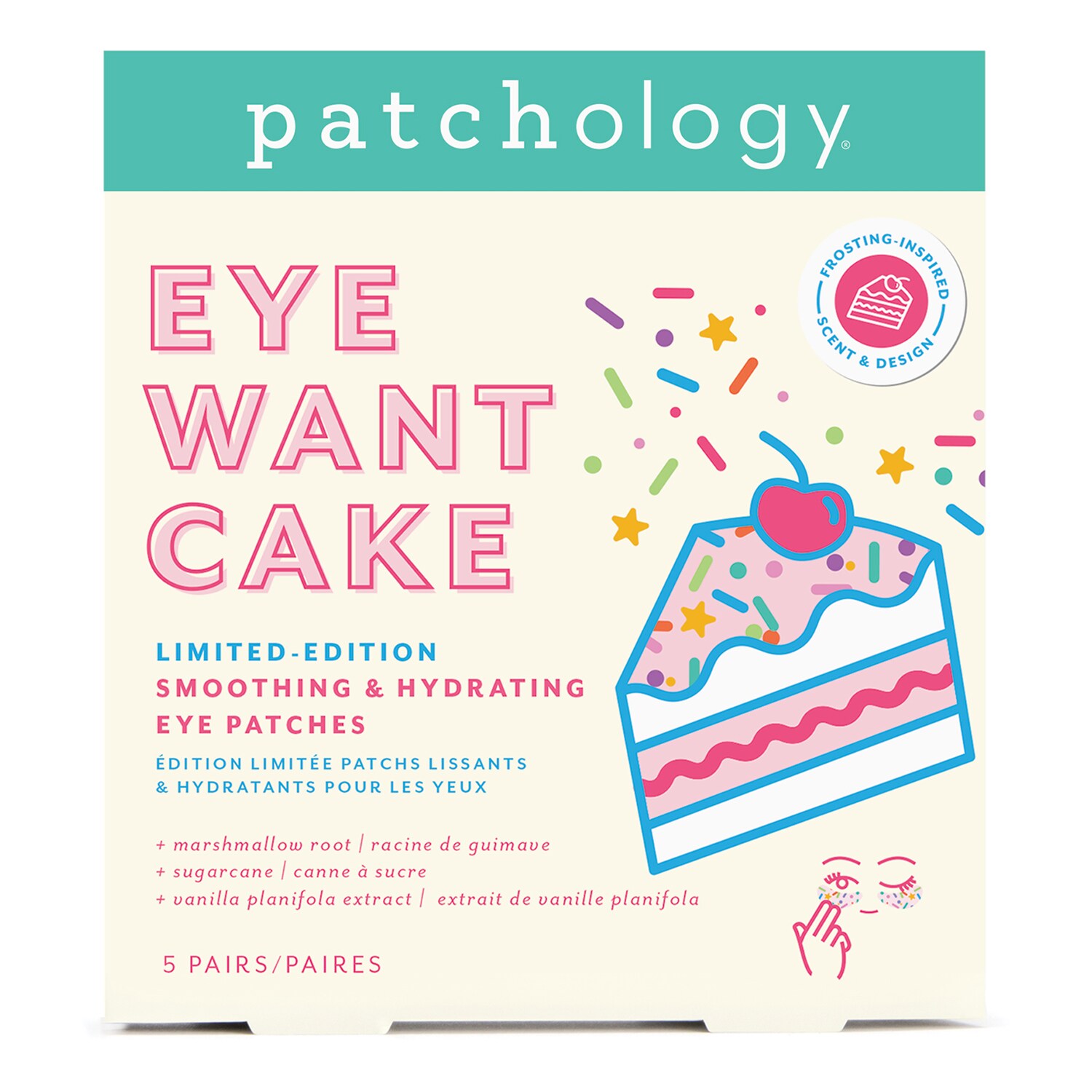 PATCHOLOGY - Eye Want Cake Limited-Edition Smoothing – Hydratační polštářky na oči