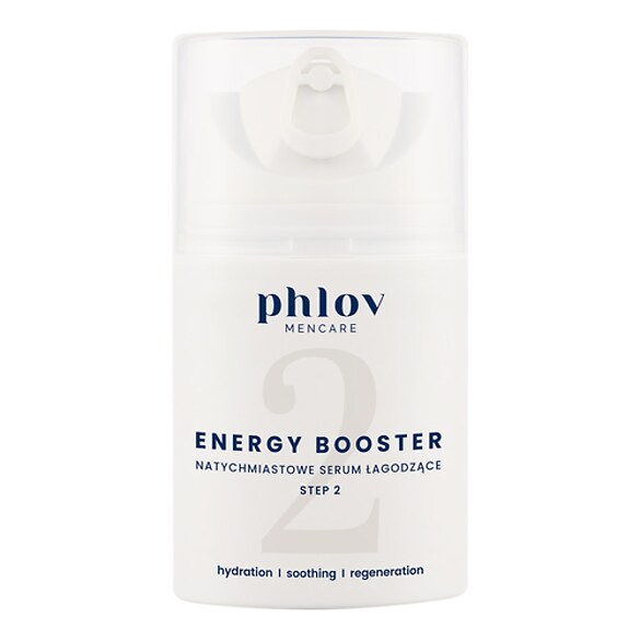 Mencare - STEP 2. Energy Booster -  Natychmiastowe serum łagodzące, PHLOV