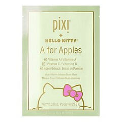 Pixi + Hello Kitty A is for Apple Sheet Mask - Maschera viso in tessuto, PIXI