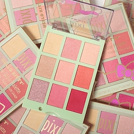 Pixi + Hello Kitty Chrome Glow Palette - Yüz Paleti