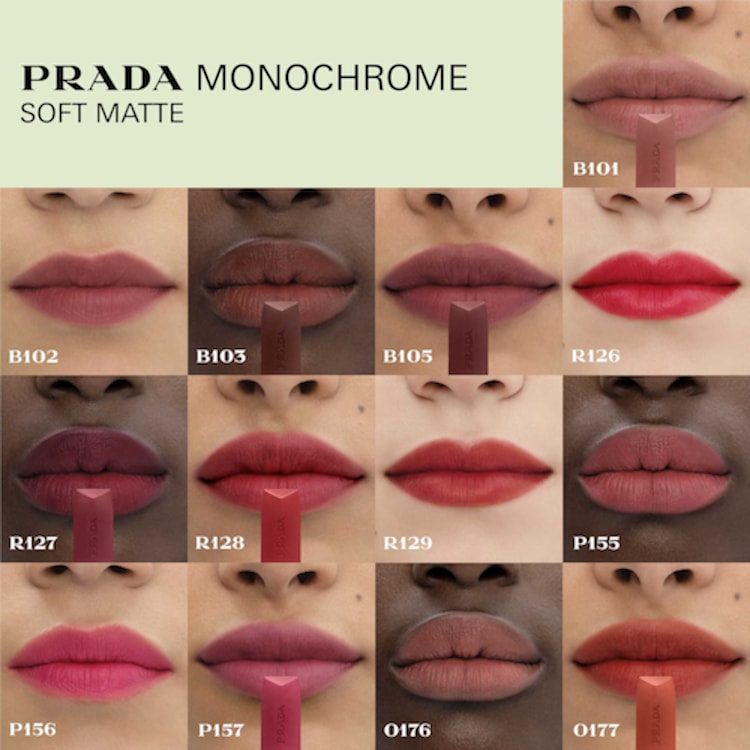 Prada Monochrome - Rouge à Lèvres Soft Matte Confort et Longue Tenue