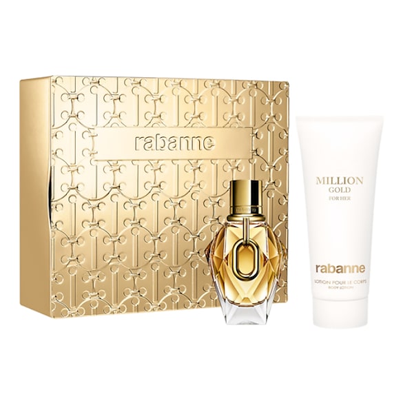 Million Gold for Her - Eau de Parfum and Body Lotion set, RABANNE FRAGRANCES