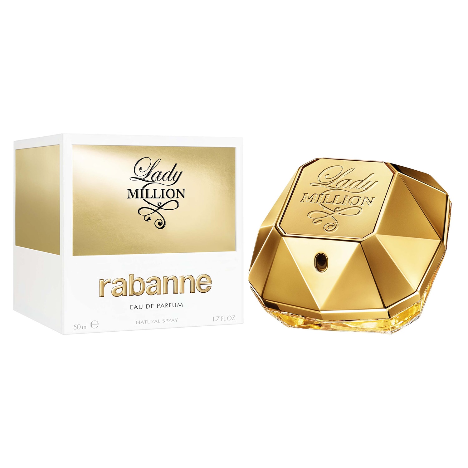 香水(女性用) Lady Million 50ml Eau de Parfum Paco Rabanne Lady Million - Woda Perfumowana (30 ml, 50 ml