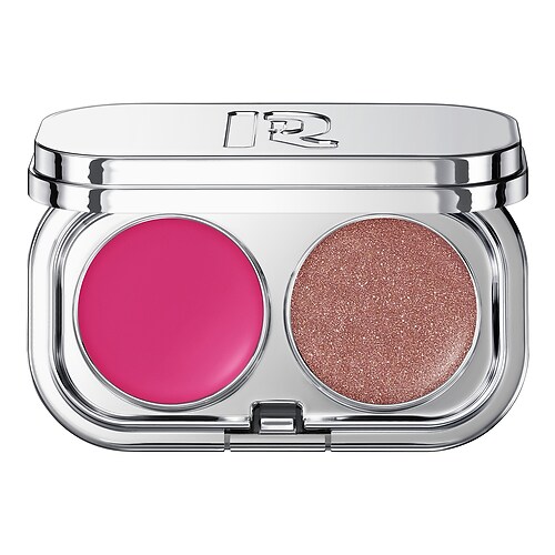 Rabanne Makeup - Mini Blushy Palette - Koloryzujący Róż W Formie Balsamu - Nudes Mini Blushy Palette Summer Fling - Dla Kobiet