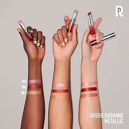 Rouge Rabanne Famous Lipcolor - Metallischer feuchtigkeitsspendender Lippenstift