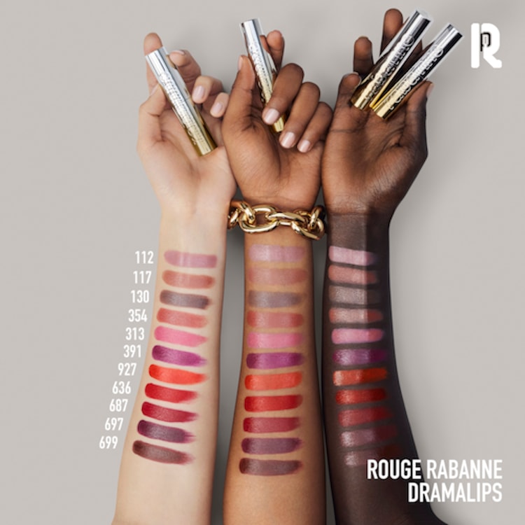 Rouge Rabanne Dramalips Glassy - Rouge à lèvres ultra-pigmenté