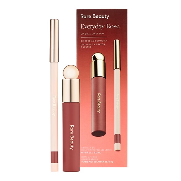 Everyday Rose Lip Oil & Liner Duo, Rare Beauty