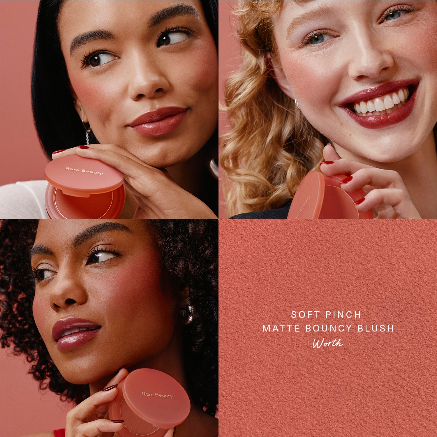 Soft Pinch Cheek & Lip Trio - Trio na rty a tváře z RARE BEAUTY