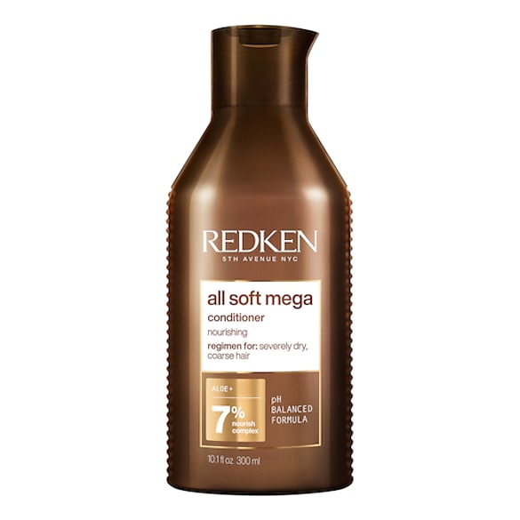 All Soft Mega - Après-shampoing hydratant cheveux secs et rêches, REDKEN