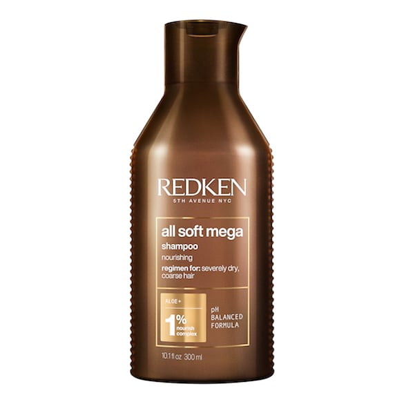 All Soft Mega - Shampoing ultra nourrissant cheveux très secs et très rêches, REDKEN