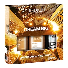 All Soft - Coffret routine capillaire vegan pour cheveux secs, REDKEN