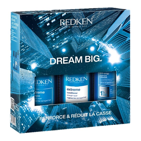 Extreme - Coffret routine capillaire pour cheveux cassants, REDKEN