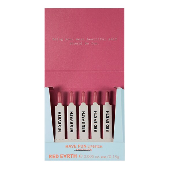Have Fun Lipstick - Cestovní rtěnky ve tvaru zápalek, RED EARTH