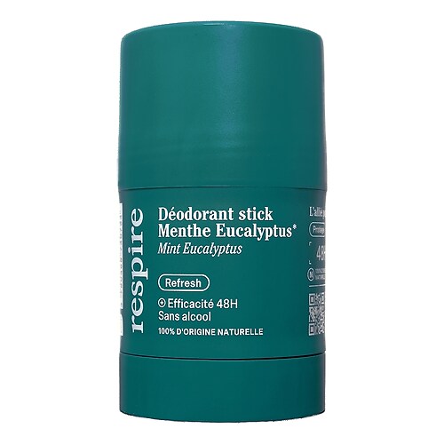 Respire Respire - Déodorant Stick Menthe Eucalyptus - 48ωρη αποτελεσματικότητα