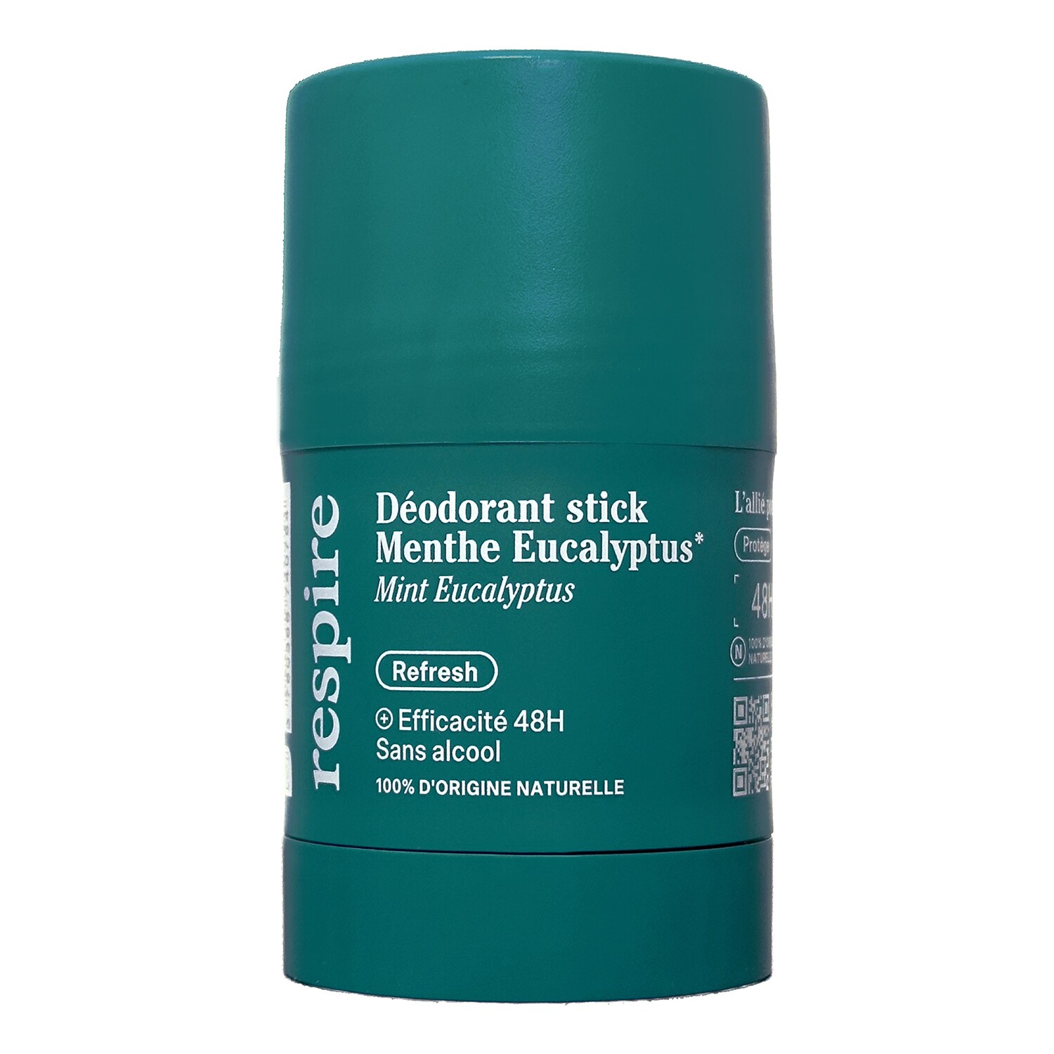 RESPIRE - Déodorant Stick Menthe Eucalyptus – Účinnost 48 h