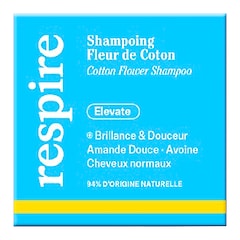 Mildes festes Shampoo  - Fleur de Coton (Baumwollblüte), RESPIRE