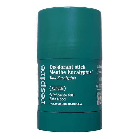 Respire - Deodorante Stick Menta Eucalipto - Efficacia 48 Ore - deodorant Stick Menthe Eucalyptus - Donna
