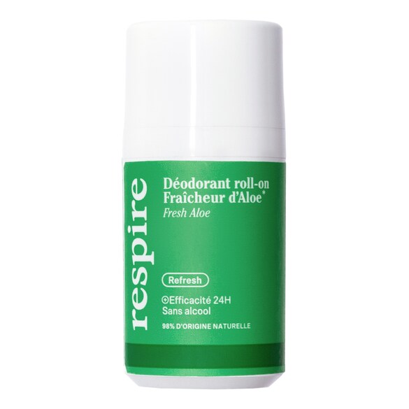 Respire - Deodorante Roll-on - Deodorante All'aloe Efficacia 24h - roll On Deodorant - Fresh Aloe - Donna