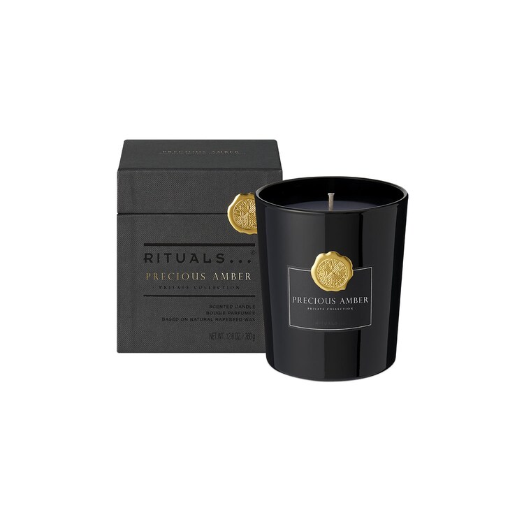 Precious Amber Scented Candle - Elegante candela profumata