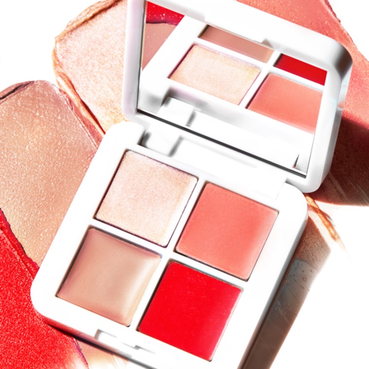 Lip2cheek Glow Quad - Palette de Rouge À Lèvres Et À Joues et Highlighter