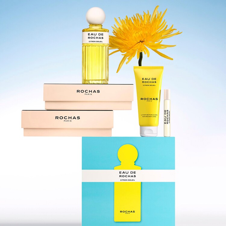 Eau de Rochas Citron Soleil - Coffret Eau de Toilette et Lait Corps
