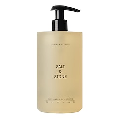 Body Wash - Żel pod prysznic o zapachu drzewa sandałowego i wetywerii , SALT AND STONE