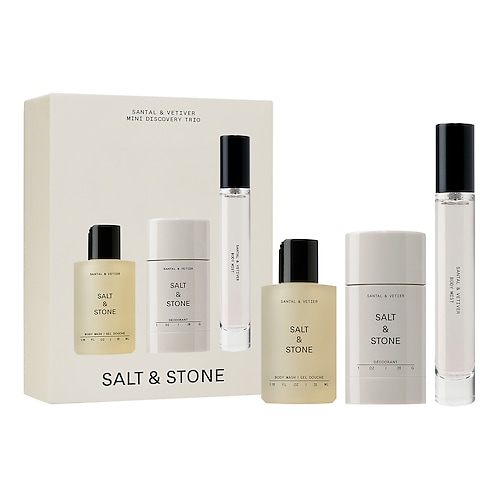 Salt And Stone Salt And Stone - Mini Discovery Trio – Μίνι τριπλό σετ με Santal & Vétiver