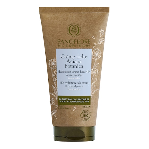 Aciana Botanica - Crème riche hydratante apaisante certifiée bio, SANOFLORE