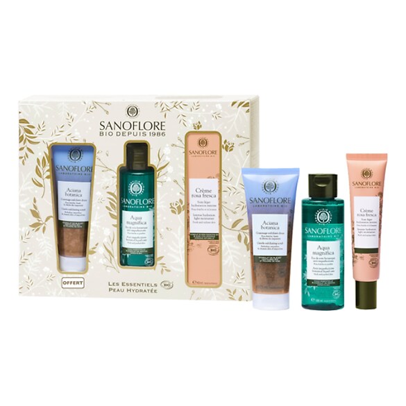 ROSA FRESCA -Coffret Noël Mes Essentiels Hydratation Et Eclat, SANOFLORE