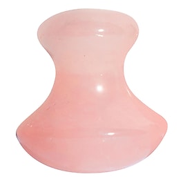 Mushroom Quartz - Accessoire de massage du visage lissant en quartz rose image