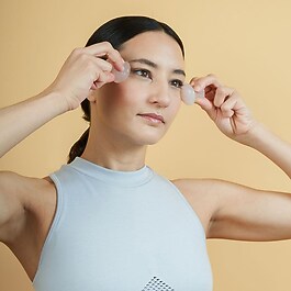 Mushroom Quartz - Accessoire de massage du visage lissant en quartz rose